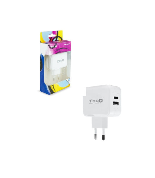 Carregador 1x USB + 1x USB TipoC 27W (Marca Variável)