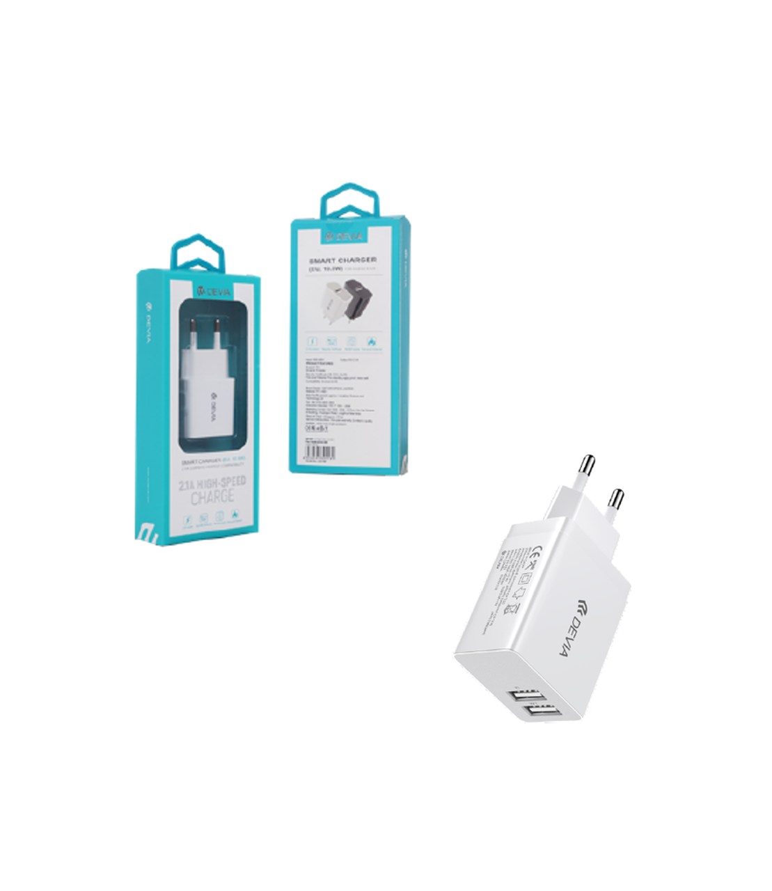 Carregador 2 USB DEVIA