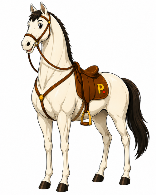 Lucky — mascote cavalo Ponto D
